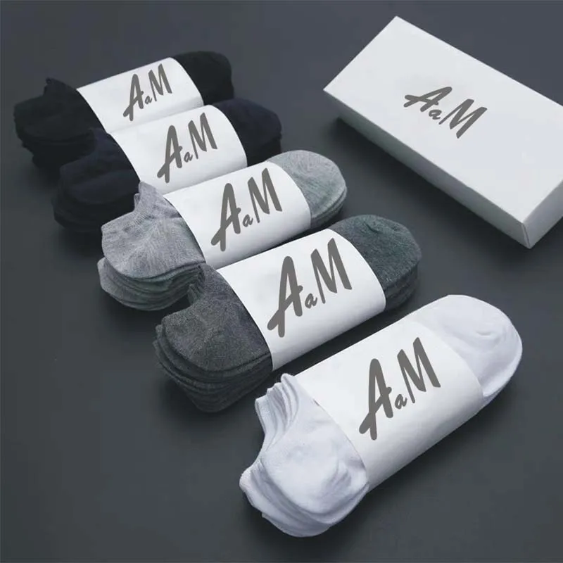 

10 Pairs Women Socks Breathable Sports socks Solid Color Boat socks Comfortable Cotton Ankle Socks White Black ~