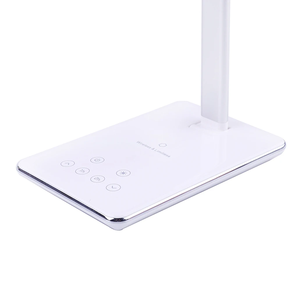 СВЕТОДИОДНЫЙ беспроводной заряжающаяся настольная лампа для Iphone 11 Pro samsung Xiaomi huawei
