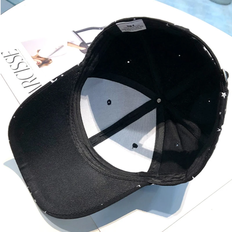 

CSBL 2021 spring and summer new baseball cap men and women Snapback niche Korean fashion trend starry striped sunshade cap