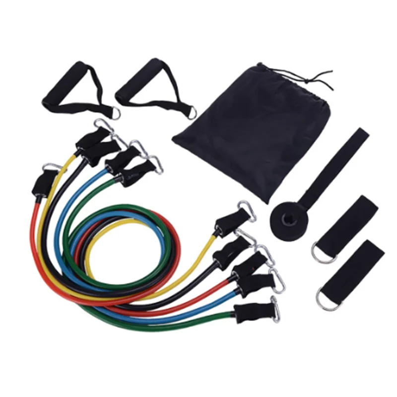 

CHAOBA 11pcs/set Pull Rope Fitness Exercises Resistance Bands Latex Tubes Pedal Excerciser Body Training Workout Yoga