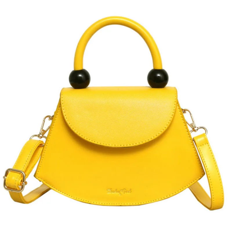 

Fashion Women Handbag New Women's Bags Female Solid Zipper Vintage Crossbody Bags Women Retro Semicircle Shoulder Bag