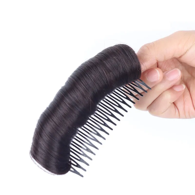 Hair Bun Princess Styling Fluffy Pad Hairpin Synthetic False Clip In Black Brown Natural DIY Extension | Красота и здоровье
