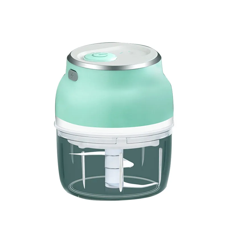 

Electric Meat Grinder USB Rechargeable Garlic Vegetable Chopper Grinder Mini Crusher for Nut Meat Fruit Food Processor