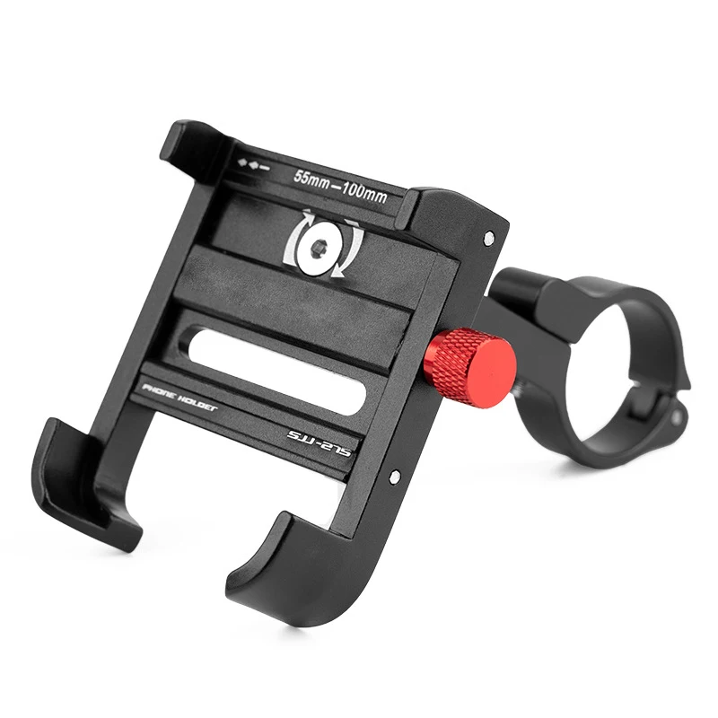 

Aluminum alloy mobile phone holder 360 degree rotatable motorcycle electric bicycle bicycle handlebar rack