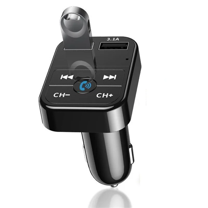 

Car Bluetooth 5.0 FM Transmitter Wireless MP3 Player 3.1A New Car Charger Dual USB Handsfree Auto Portable Audio Receiver Player
