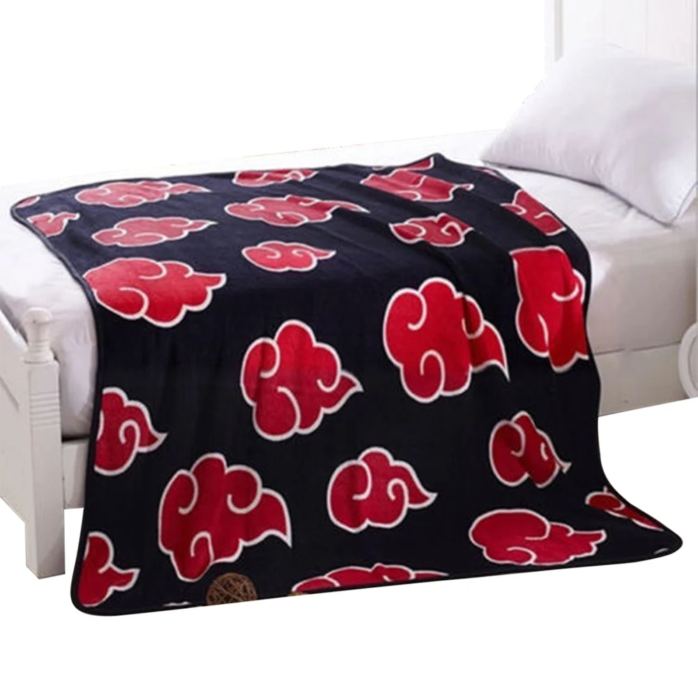 Dropshipping Anime Robe Akatsuki Cosplay Bathrobe Fleece Warm Nightgown Men Winter Long Coat Sleepwear Xmas Gift | Тематическая