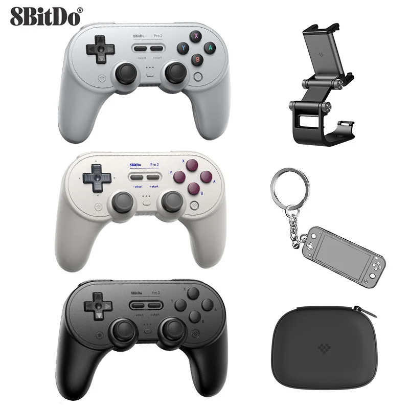 Bluetooth геймпад 8bitdo Pro 2 контроллер для ПК macOS Android Steam Raspberry Pi Nintendo Switch игровое