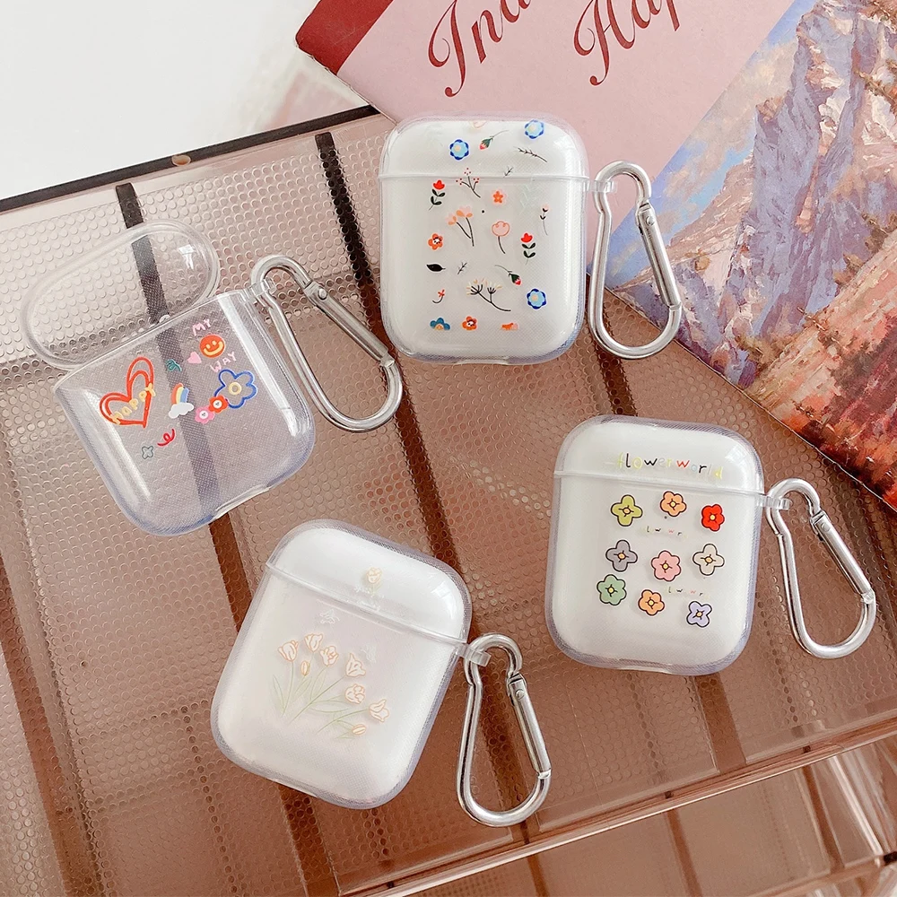 Прозрачный чехол для AirPods Pro 1 2 мягкий прозрачный из ТПУ airpod pro airpods2 защитный Air Pods |