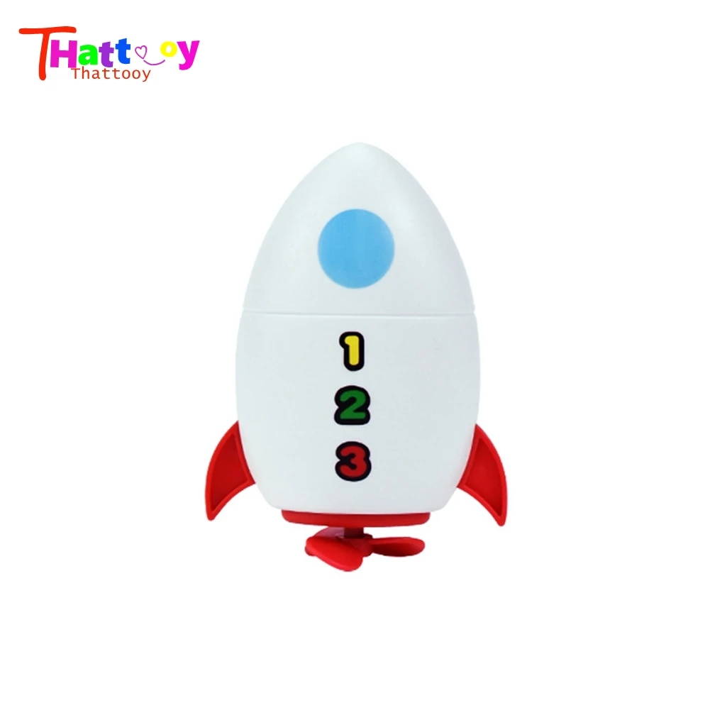

New Rocket Rotating Baby Water Bathing Toys Clockwork Bathroom Swimming Children's Toy