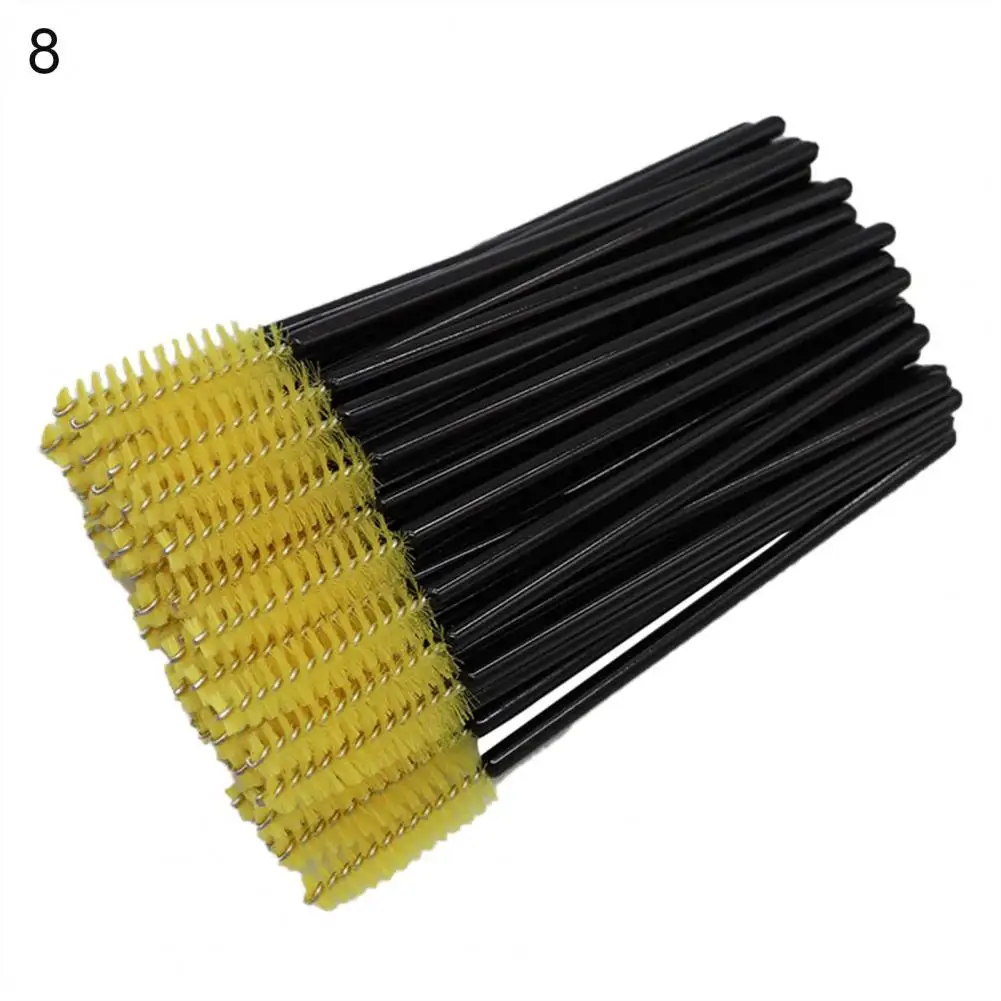 50 шт. Женская щетка для ресниц Одноразовые Пластиковые косметических кистей