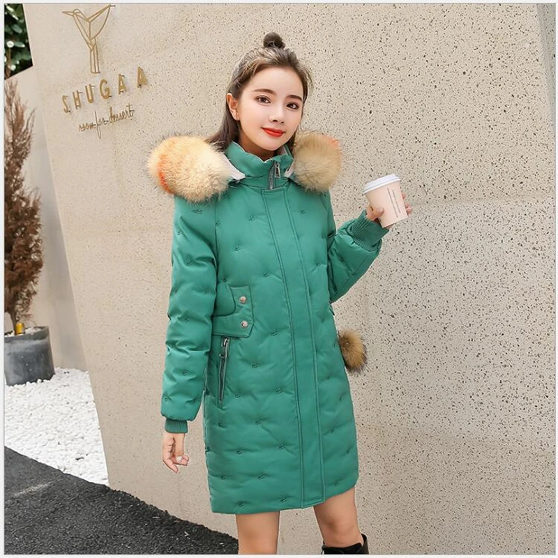 

Snow wear Winter Jacket Women Thick Coats Big Size 5xl Female Parka Warm Thick Cotton coats Outwear Long Jackets R320