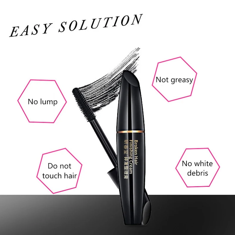 Разбитые волосы для укладки жидкий длительный не жирный отделочный крем волос