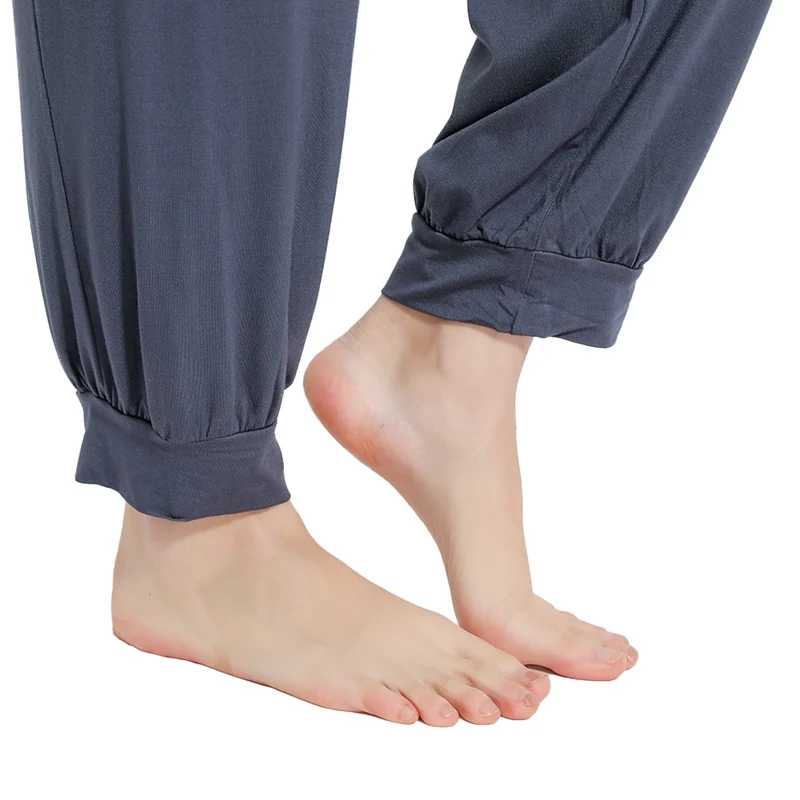 

Ladies Summer Pajama Pants Solid Color Casual Homewear Pants Soft Cotton Pajama Pants