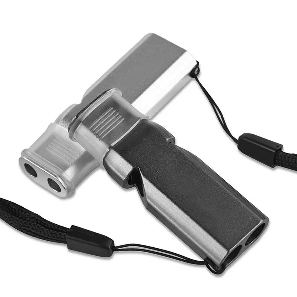 Свисток из алюминиевого сплава для тренировок в баскетбол, рефери, звукоотпугиватель, свисток для выживания на открытом воздухе