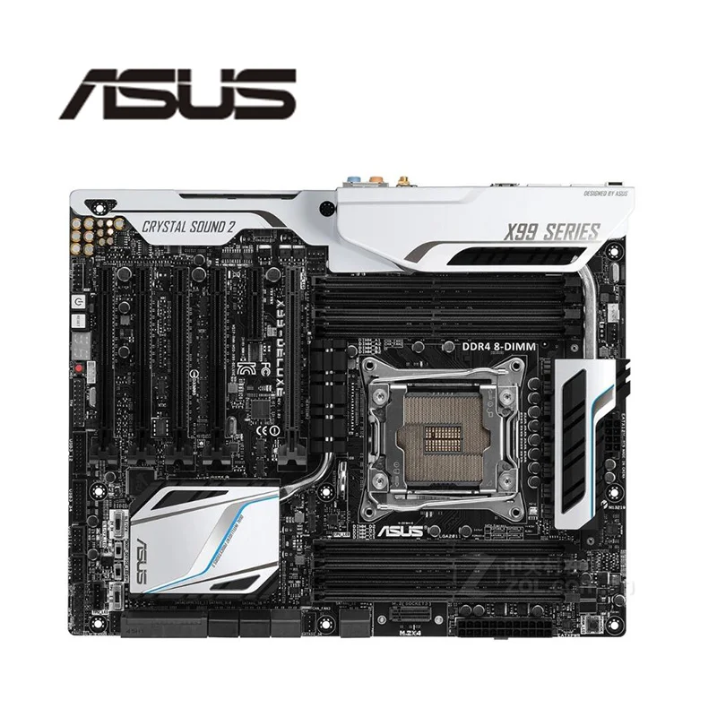Материнская плата DDR3 для ASUS оригинальная б/у настольная X99 X99M 2011 Socket LGA Core i7 LGA2011