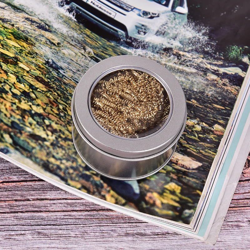 

1pc Soldering Iron Tip Cleaner No Water Needed Cleaner Cleaning Metal Wire 65MM NEW