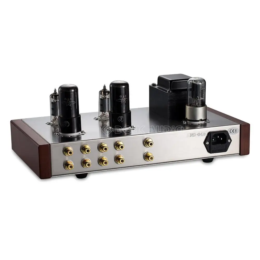 Вакуумный трубный усилитель Douk Audio 6J4 + 6P6P Hi Fi домашний стереоусилитель класса A 4