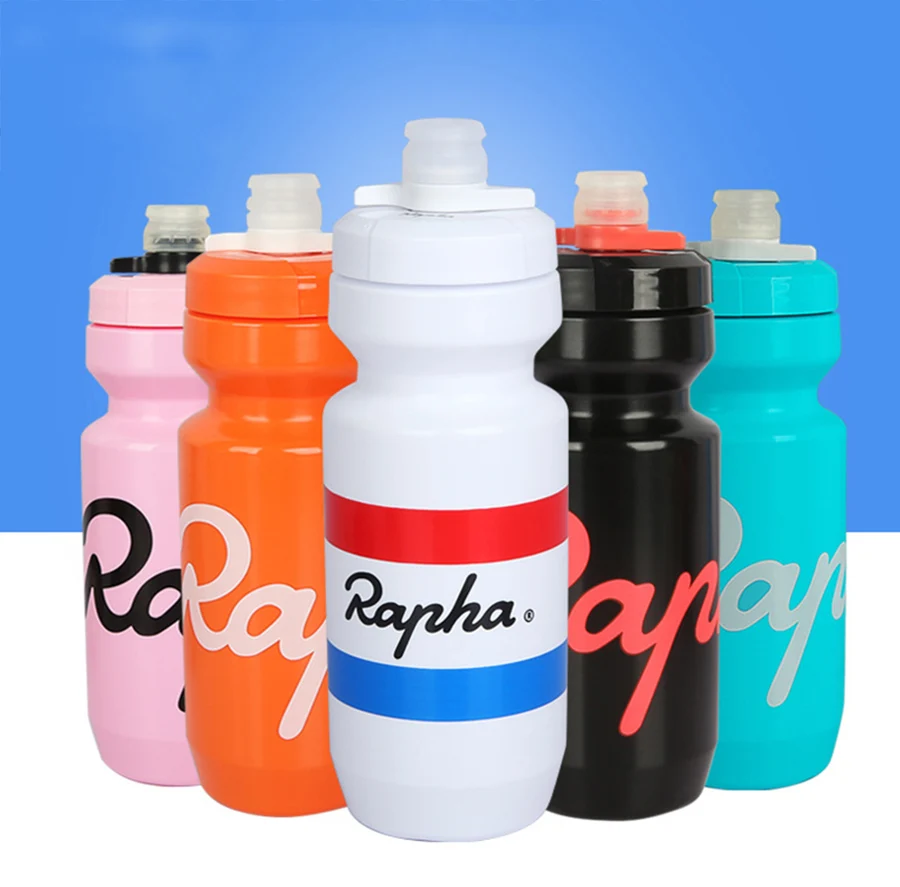 

Rapha Cycling Water Bottle 610/620/750ml Leak-proof Squeezable Taste-free BPA-free Plastic Camping Hiking Sports Bicycle kettle