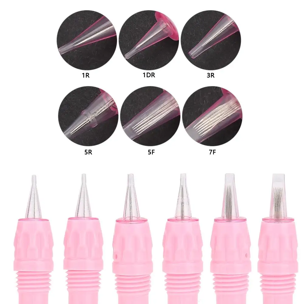

1Pc 1R 1DR 3R 5R 5F 7F Tattoo Needles Permanent Makeup Eyebrows Eyeliner Lips Microblading Needles for Charmant Tattoo Machine