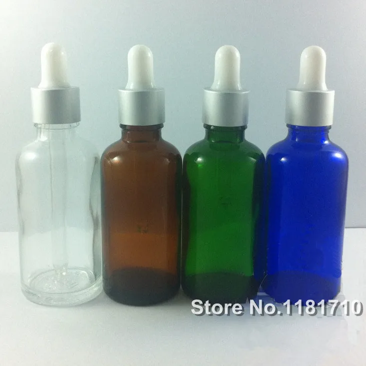 100 шт. матовая серебряная крышка алюминиевая капельница с латексной головкой