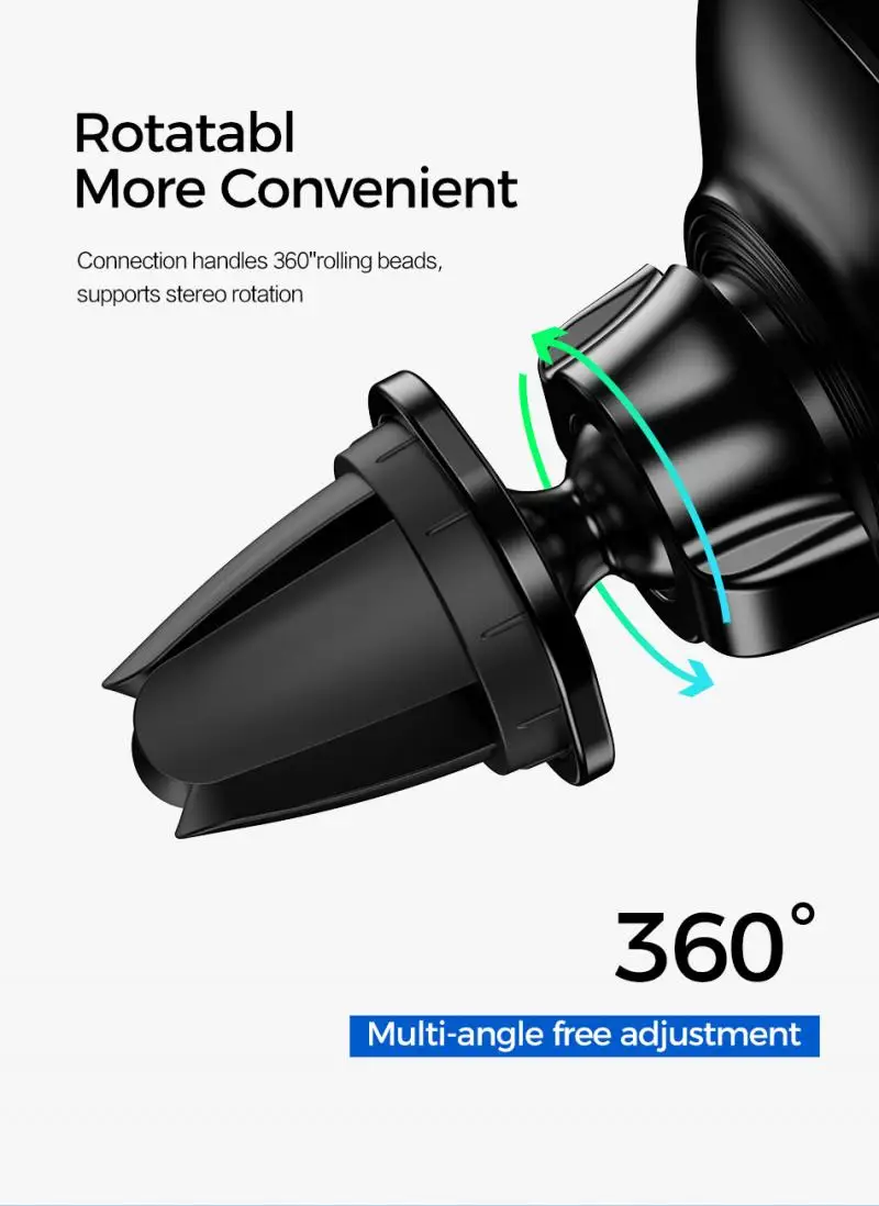 360 Rotation Mini Car Phone Holder For Huawei P30 Universal GPS Magnetic Dashboard IPhone Bracket Support | Автомобили и