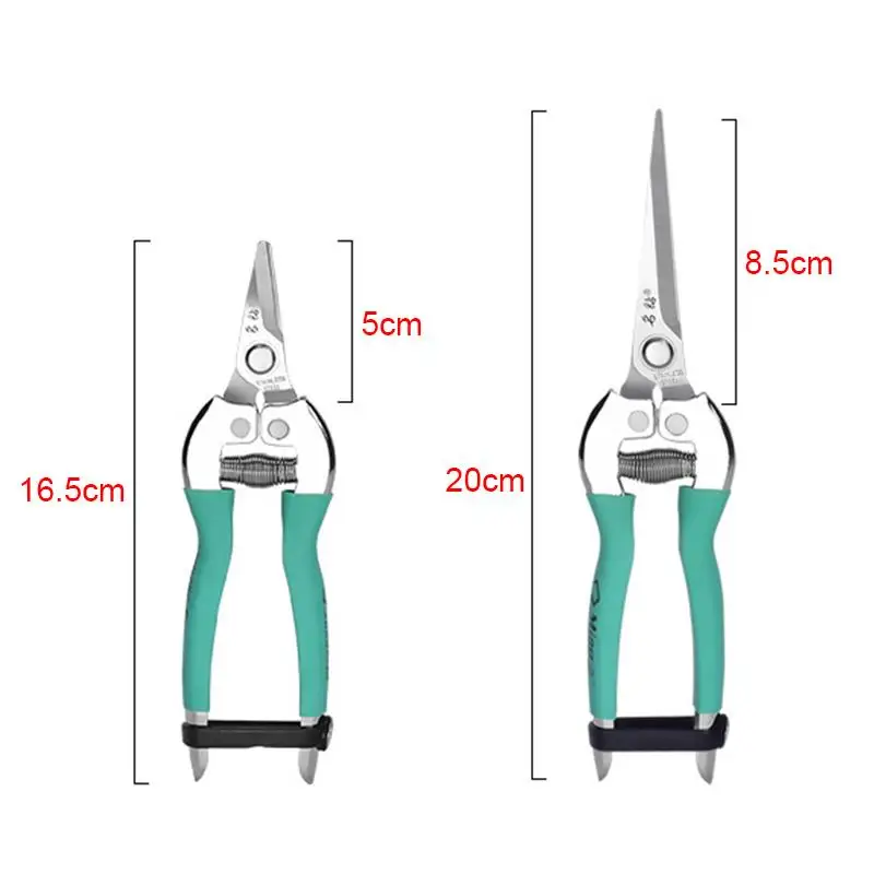 

Professional 2sizes Fashion Plant Garden Gardening Tool Pruning Shears Bent Portable Fruit Picking Scissors