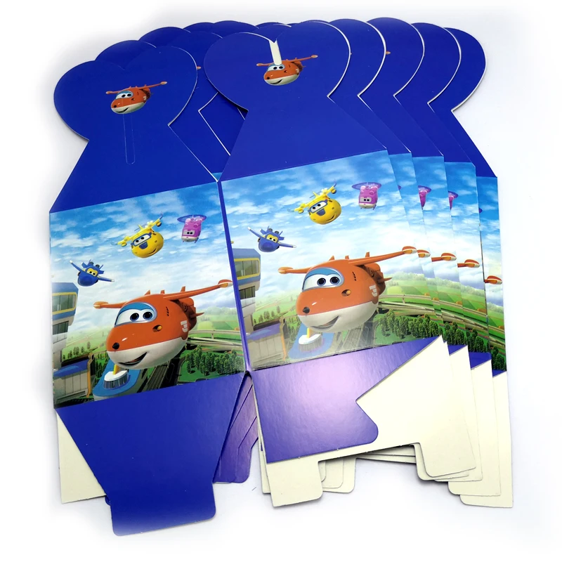 6 шт детского дня рождения с рисунками героев из мультфильма Супер Крылья Подарки