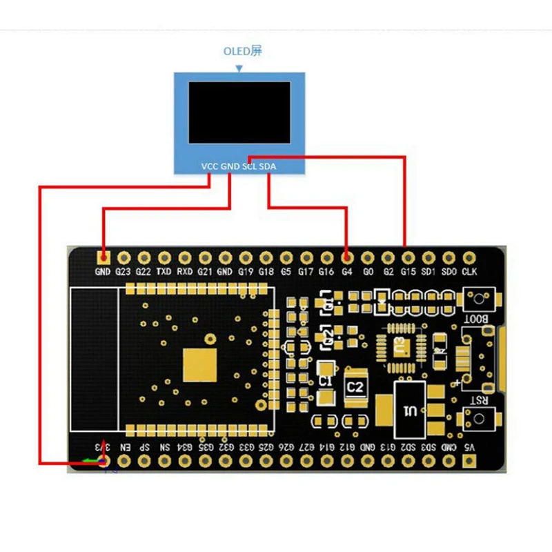 ESP32 ESP 32 макетная плата беспроводной WiFi Bluetooth двухъядерный CP2104 фильтр Модуль