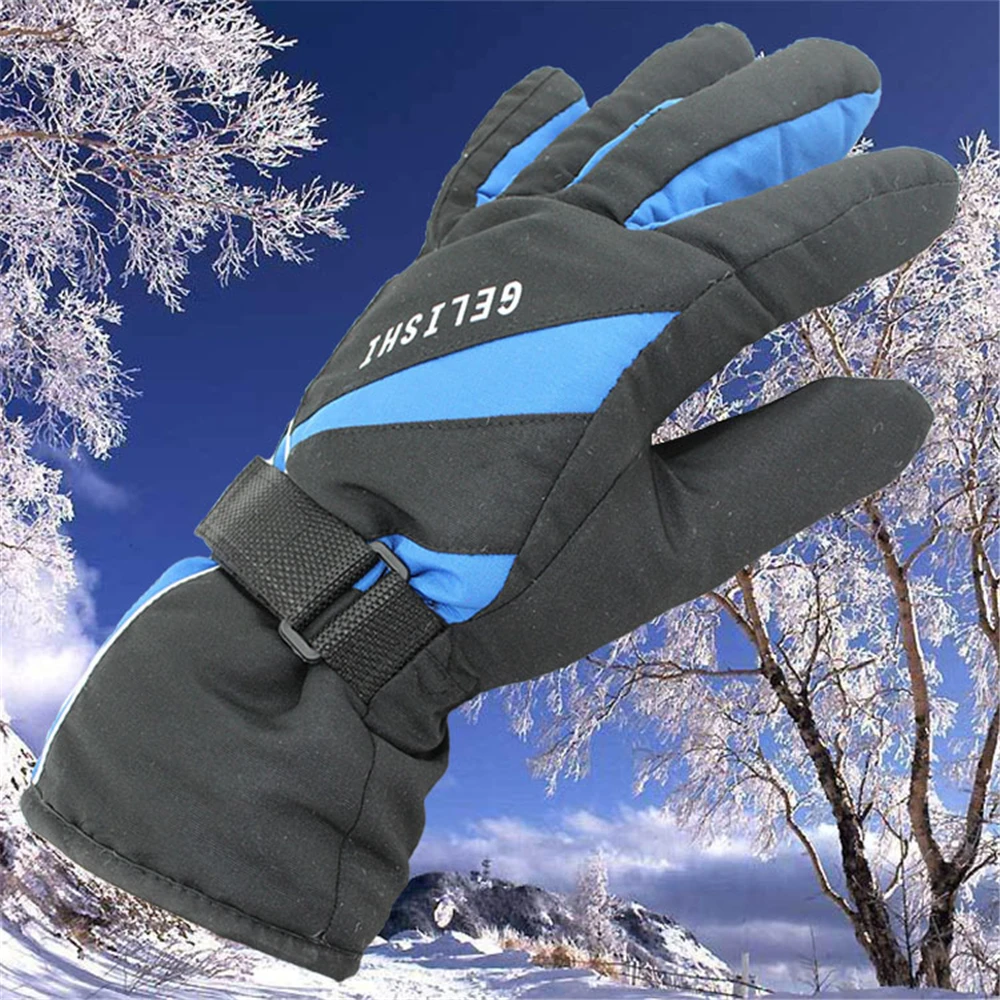 Зимние ветрозащитные перчатки для мужчин и женщин на открытом воздухе с полными