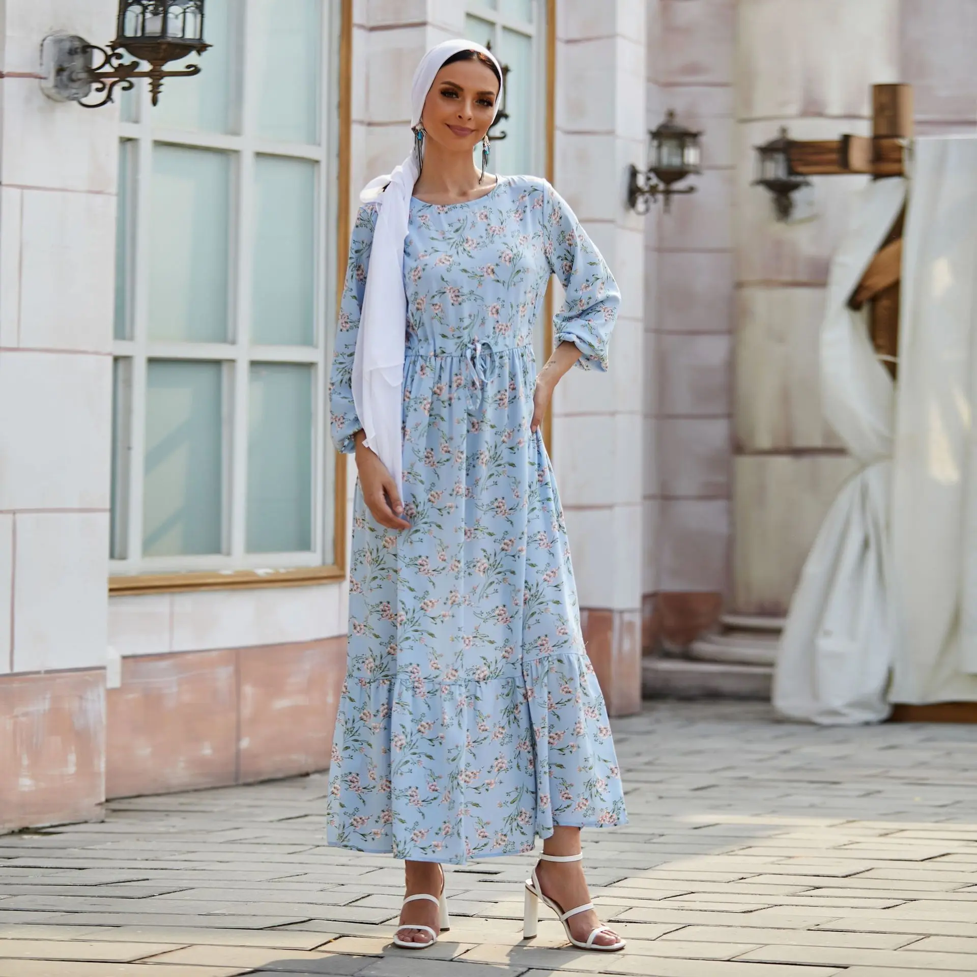Eid Mubarak Рамадан Кафтан Дубай Abaya Турция женское платье ислам Caftan Marocain платья s |