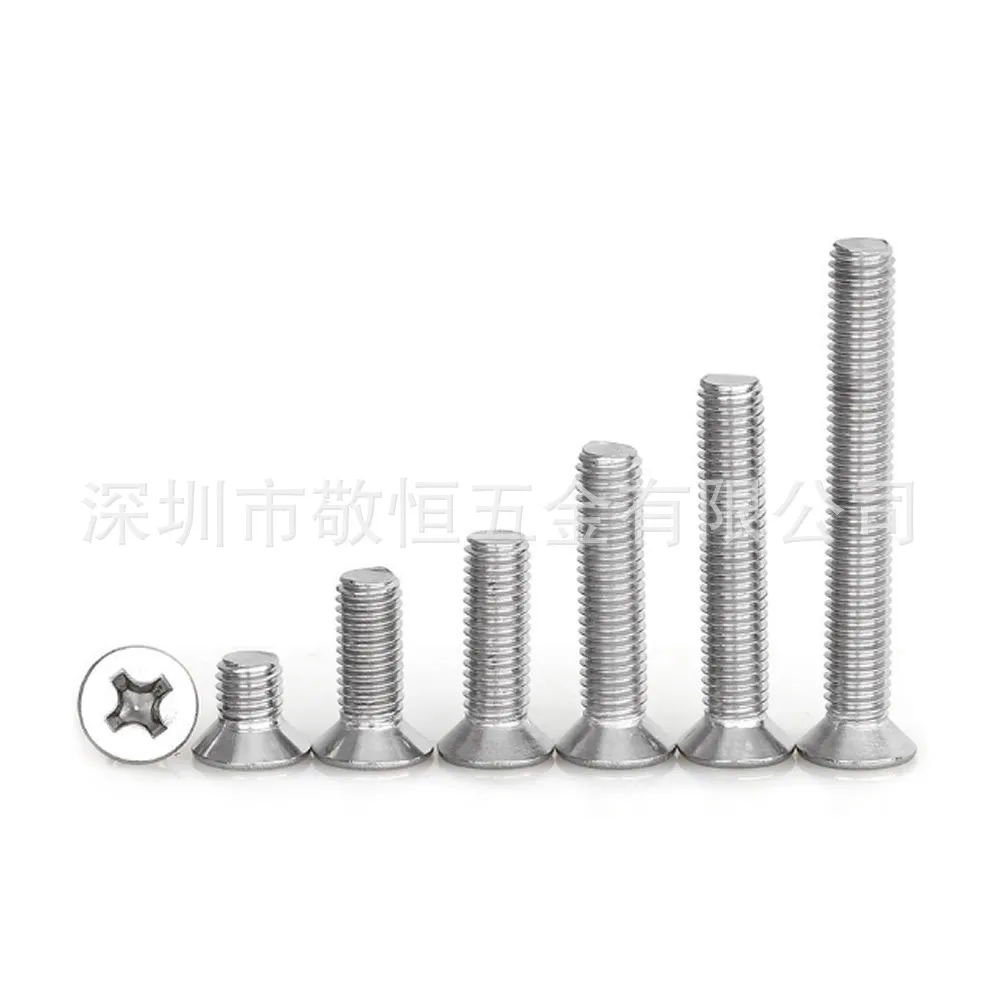 340 шт. M3 с гайкой из нержавеющей стали 304 набор винтов потайной плоской головкой в