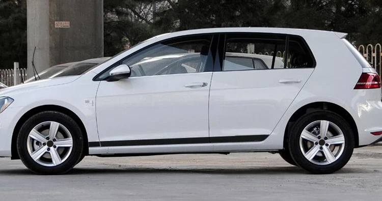 Наклейка на дверь автомобиля боковая юбка наклейка черное углеродное волокно