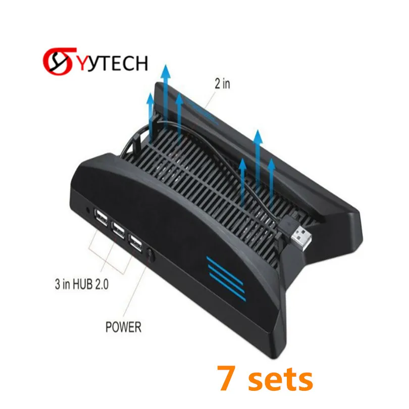 

Вертикальная подставка, охлаждающий вентилятор, Двойная зарядка, блок питания, диск для хранения компакт-дисков для PS4 Pro