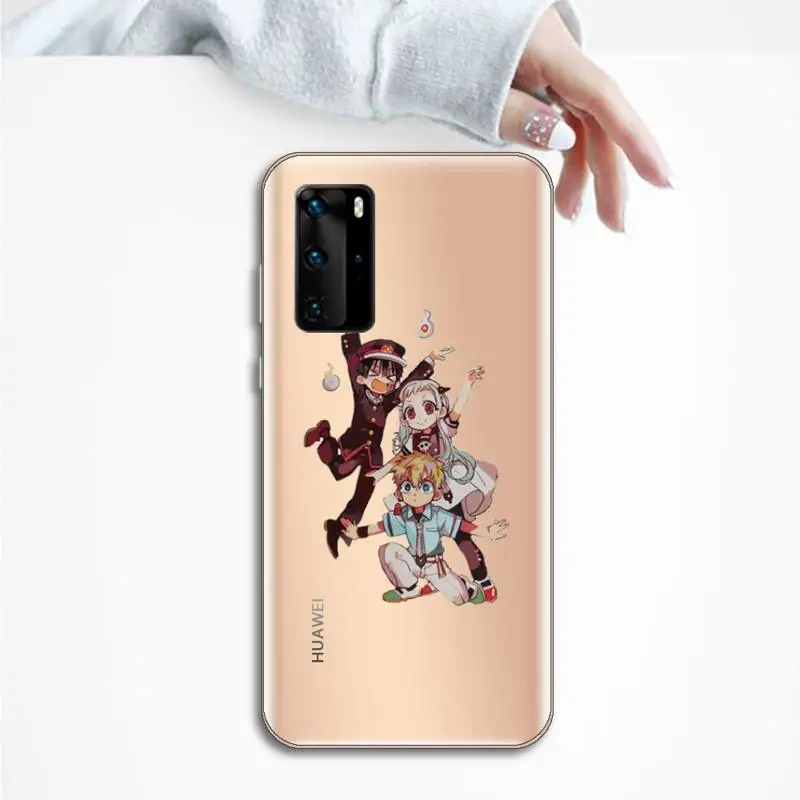 

Jibaku Shounen Hanako kun Phone Case Transparent for Huawei P20 P30 P40 honor 8 10i P smart 2019 Samsung A71 A21S S10 20 plus