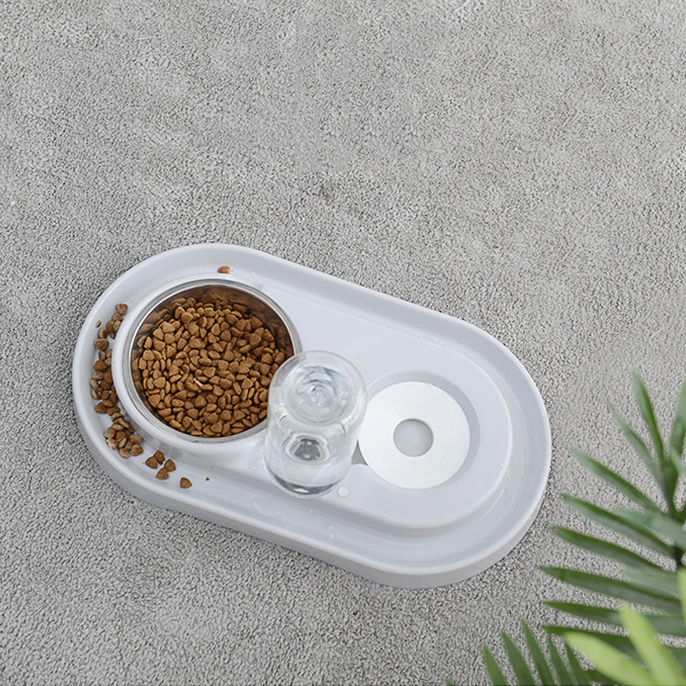 

HOOPET Cat Bowl Dog Water Feeder Kitten Drinking Fountain Food Dish Pet Goods