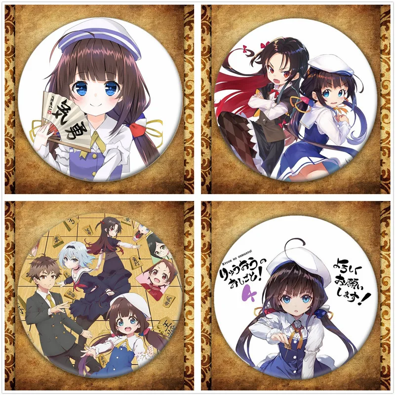 Японское аниме ryuuou no Oshigoto! Бейдж с дисплеем модные фигурка из Astroboy (Ai Hinatsuru броши