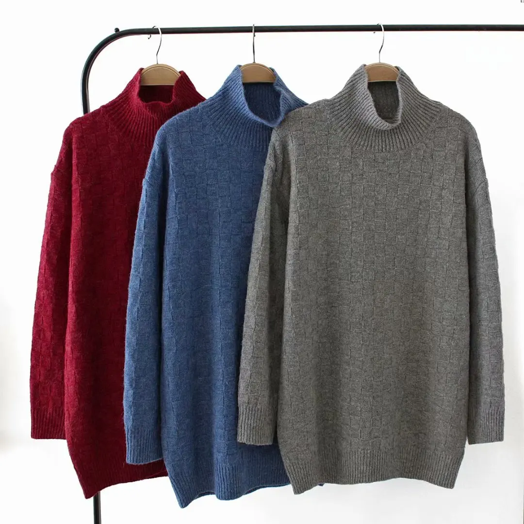 Повседневные женские свитера размера плюс Осень-зима 2019 Модные свободные