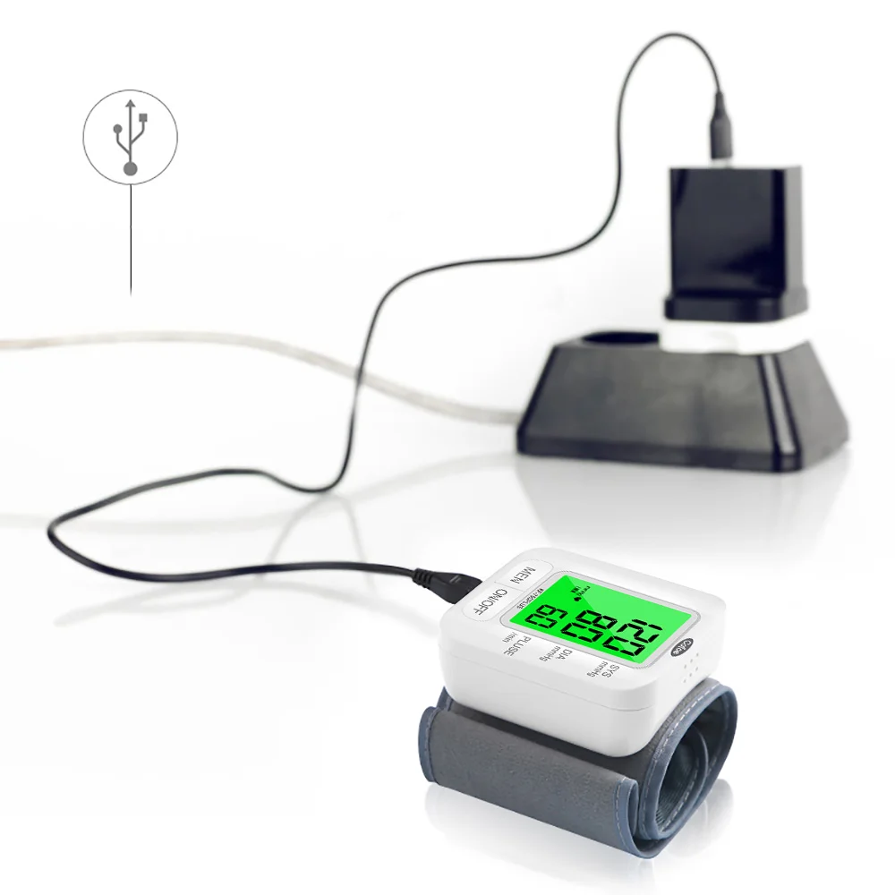 Cofoe USB Перезаряжаемый/аккумулятор цифровой монитор артериального давления на