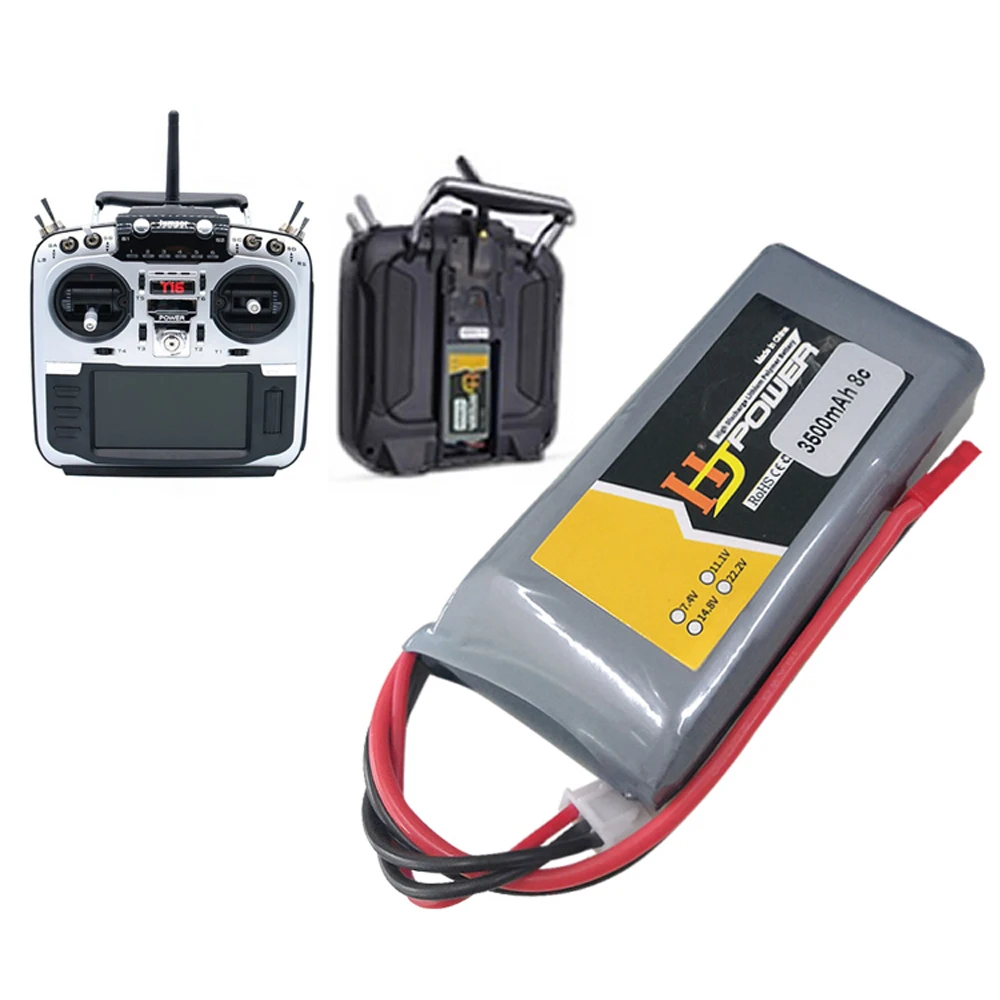 Аккумулятор Lipo 2S 7 4 в 2000 мАч 3500 для радиопередатчика Jumper T16 T12 T18 | Игрушки и хобби