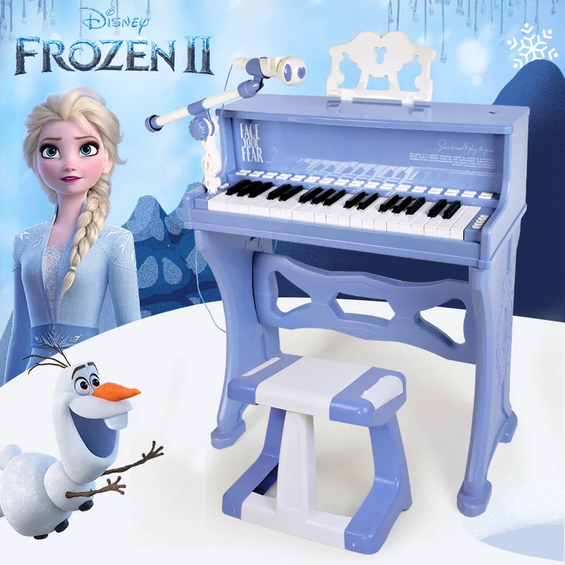 

Original Disney Frozen Electronic Organ Children's Musical Instruments Toys Microphone Microphone Music Piano