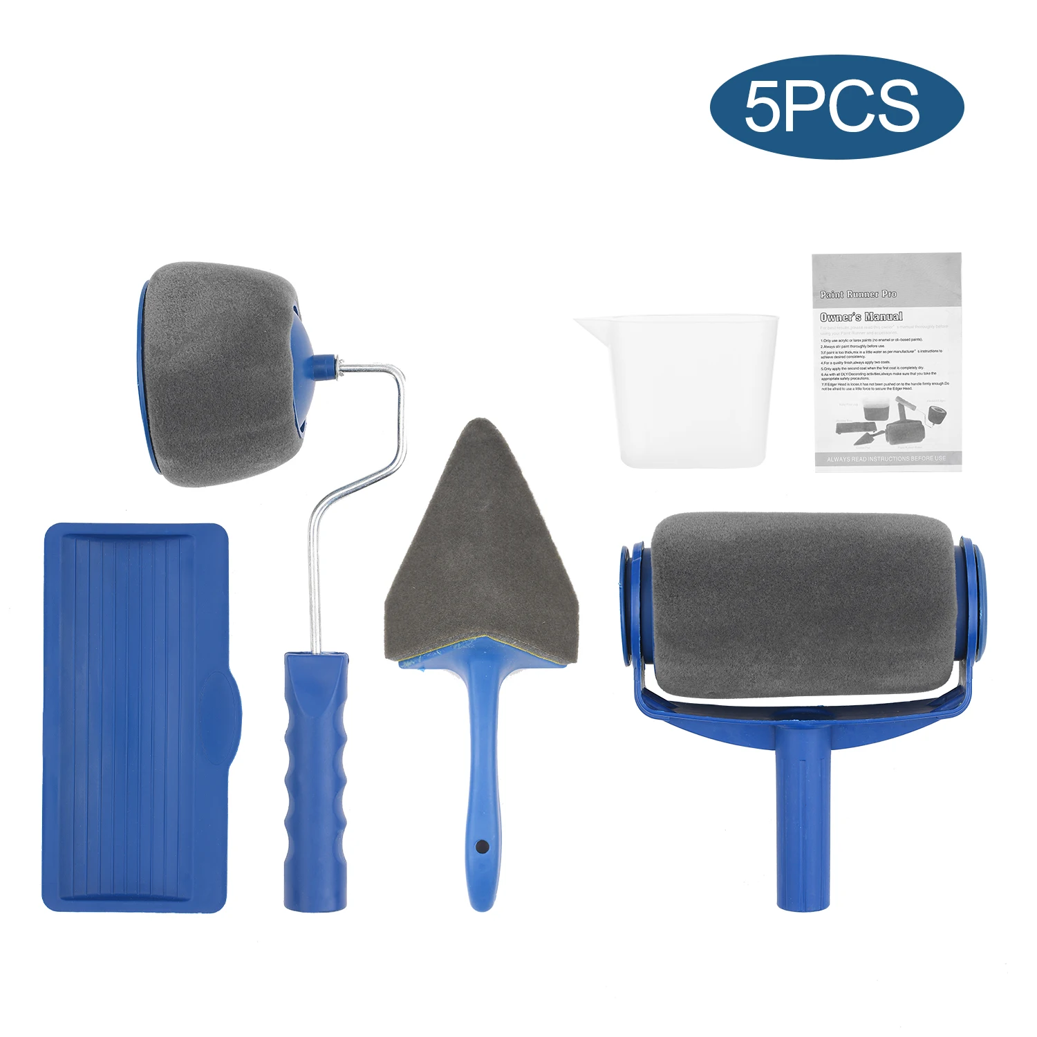 5 шт. набор многофункциональных Роликовых Кистей для украшения стен|Валики