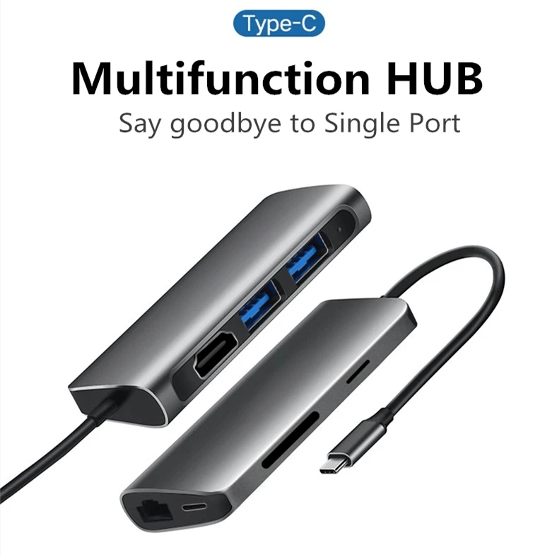 Usb хаб C концентратор USB Мульти 3 0 HDMI адаптер док станция для MacBook Pro Аксессуары