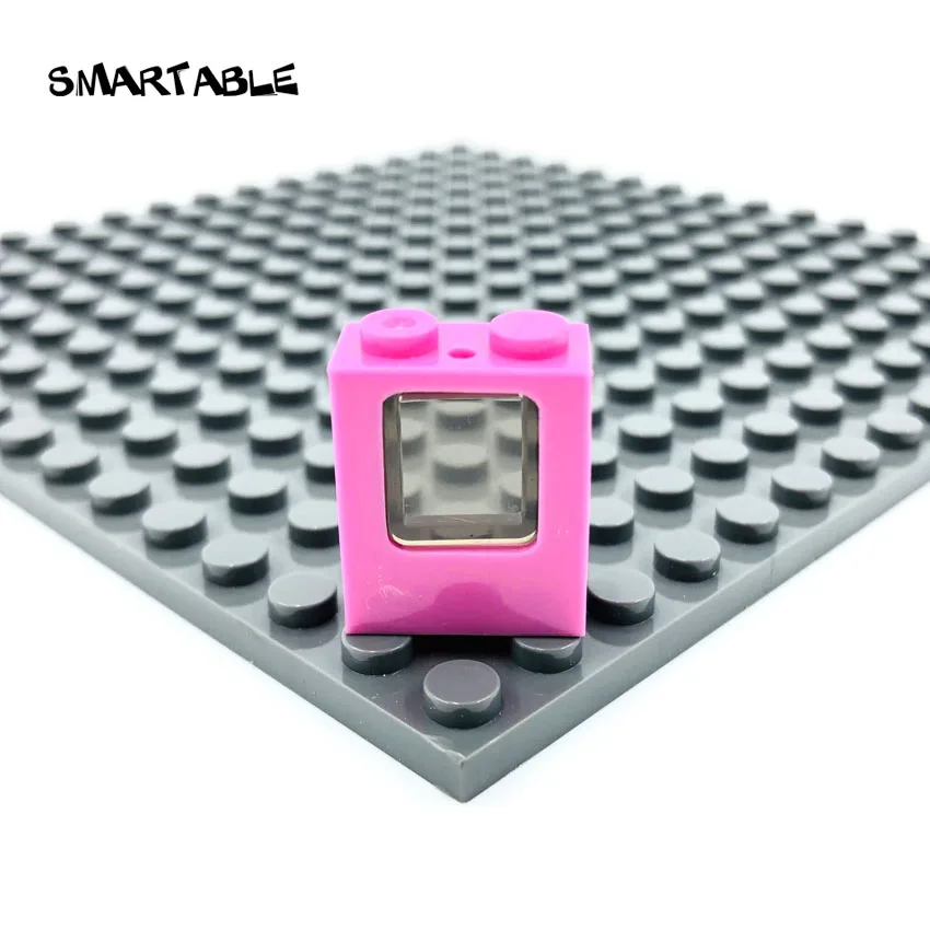 Умная оконная рама 1x2x2 со стеклянными элементами MOC, строительные блоки, игрушки для детей, совместимы со всеми брендами 4862+ 60032 город, 40 шт./лот