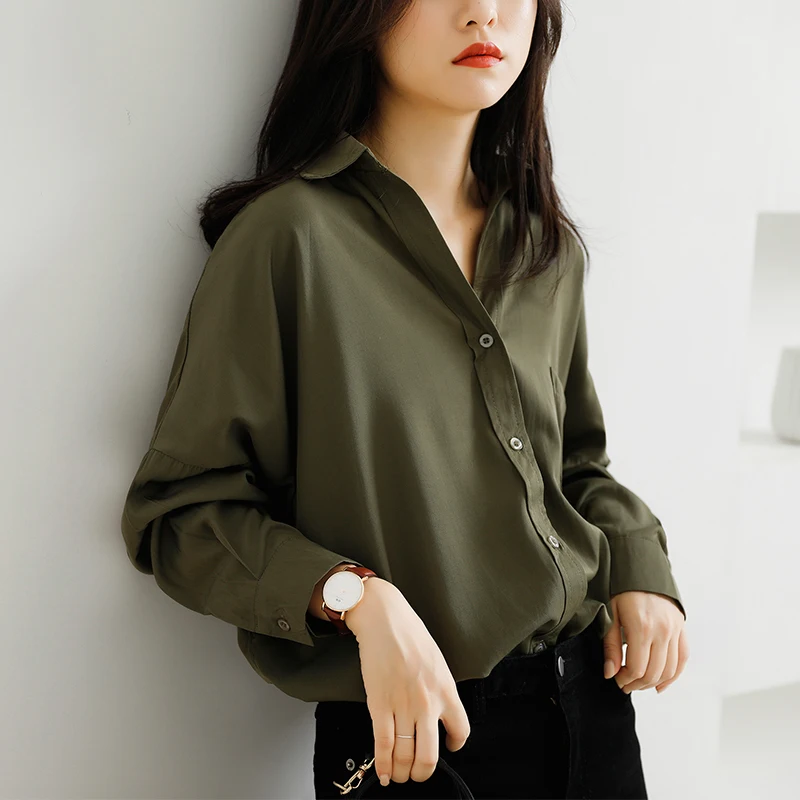 

2020 Oversize White Shirt Female Autumn Large Size Loose Casual Long Sleeve Shirt Women Single-Breasted Blouse Tops Plus Size