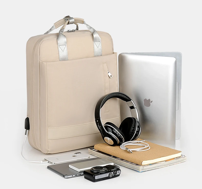 Женский рюкзак с usb зарядкой для Macbook Air 13 Чехол сумка для ноутбука 15,6 15 14 Pro 13,3 дюймов водонепроницаемая сумка для Xiaomi samsung hp