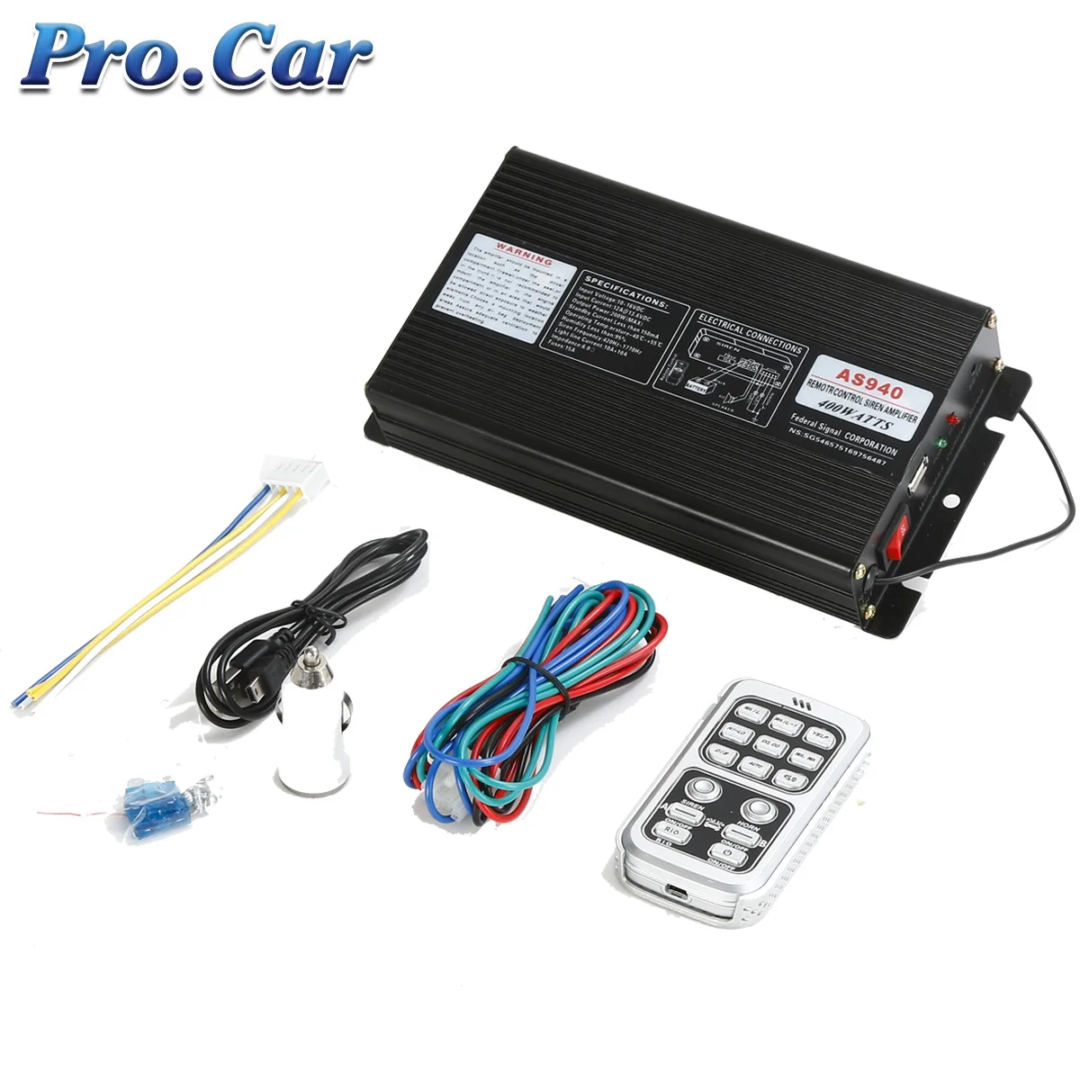 Беспроводная Электронная сирена 12 В 15 тонов 400 дБ Вт |