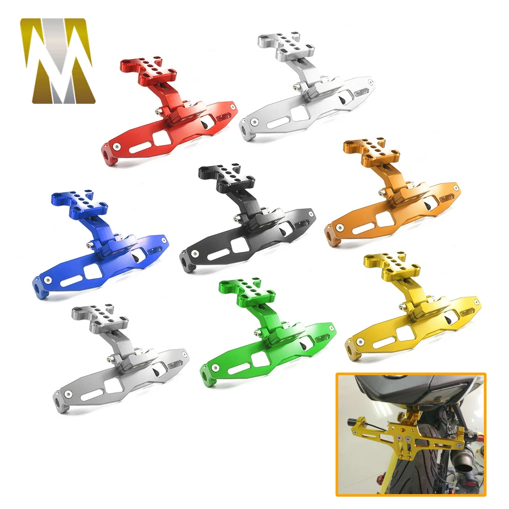 Кронштейн для номерного знака мотоцикла Yamaha TFX150 TFX 150 M SLAZ Kawasaki Z125 Z 125 рамка Рамка