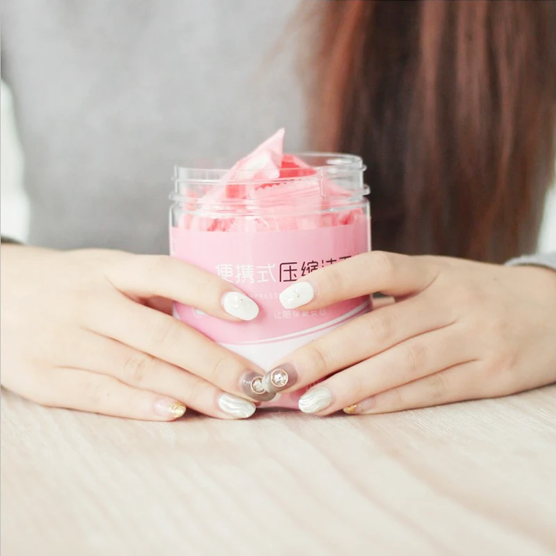 10 100 шт. портативное Хлопковое полотенце для путешествий|Полотенца лица| |