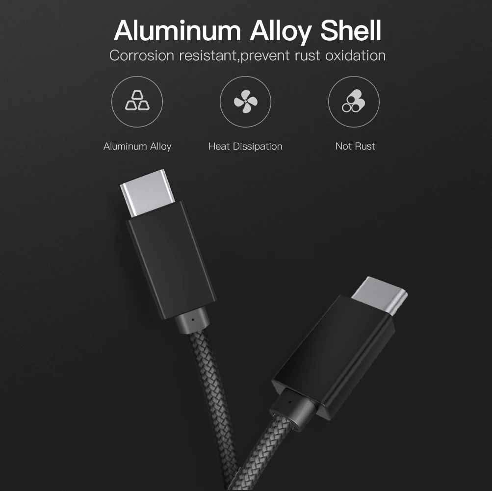 Usb3.1 usb type c 5A 100 Вт PD кабель QC 4,0 Быстрая зарядка type-c usb c Кабель usb 3,0 телефонный кабель для передачи данных для macbook samsung