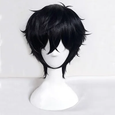 Wig Аниме Косплей Persona 5 Косплей Костюм Акира Курусу/Рен Амамия школьная форма унисекс пальто+ рубашка+ брюки - Цвет: Wig